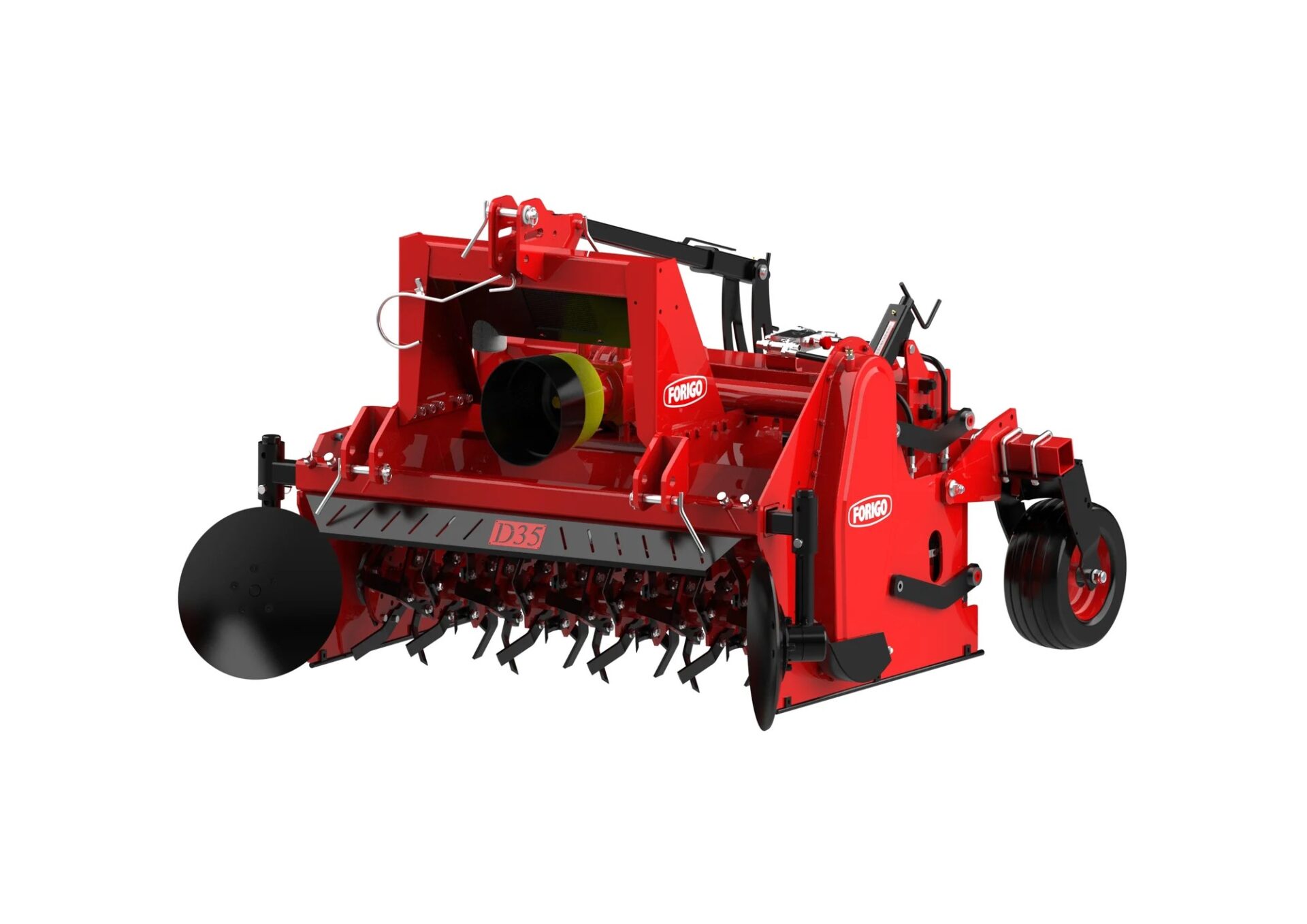 Forigo D35 Flexi Formowacz zagonów Forigo D35 Flexi z hydraulicznie napędzanym tylnym wirnikiem