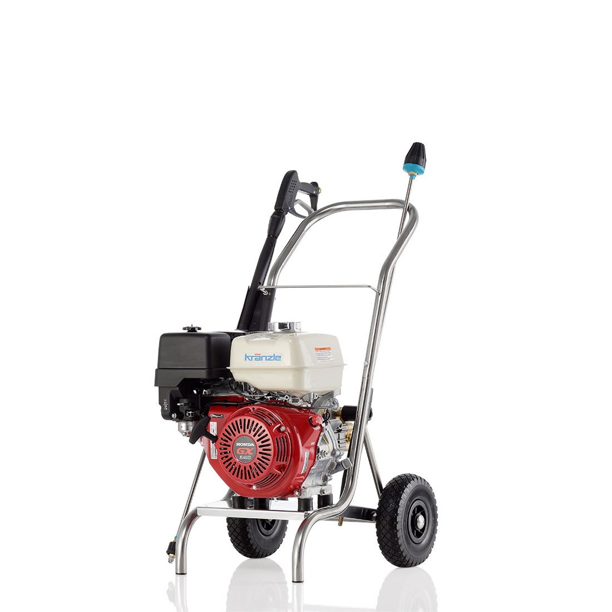 Profi-Jet B 16/220 Kränzle Profi-Jet B 16/220 na podwoziu ze stali szlachetnej, bez bębna