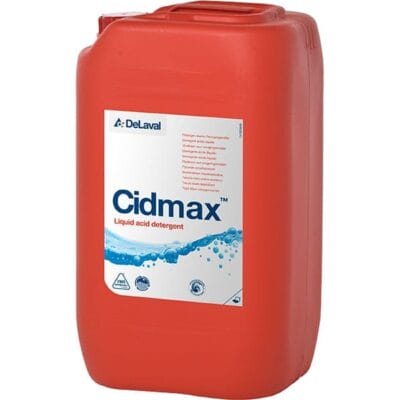 CIDMAX 5L - kwaśny środek do mycia dojarek - 186088628 - DeLaval