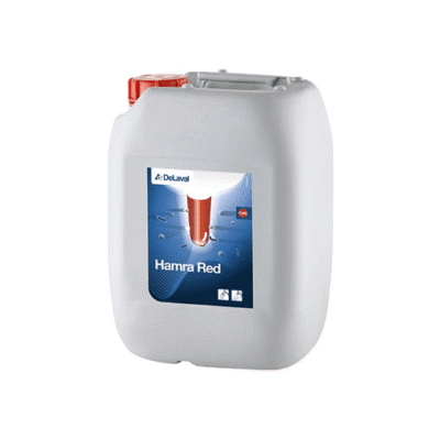 Hamra Red - środek do dezynfekcji strzyków po doju z zawartością chlorheksydyny - 741006033 - 10 L - DeLaval