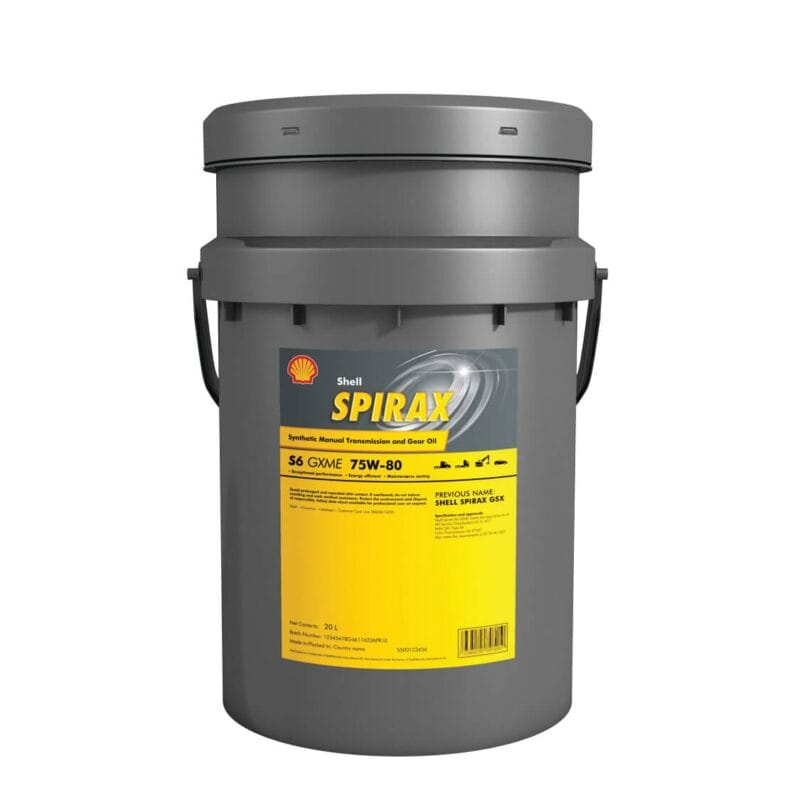 Spirax S6 GXME 75W-80 – 20L – olej przekładniowy – SHELL