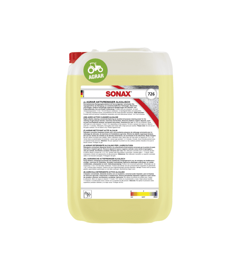 Alkaliczny aktywny preparat czyszczący – 25L – 726705 – SONAX AGRAR