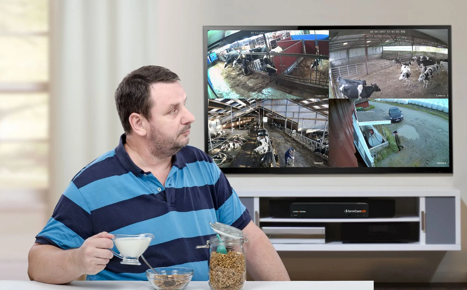 System monitoringu - FarmCam HD - 2 kamery - LudaFarm 3 System monitoringu - FarmCam HD - 2 kamery - LudaFarm