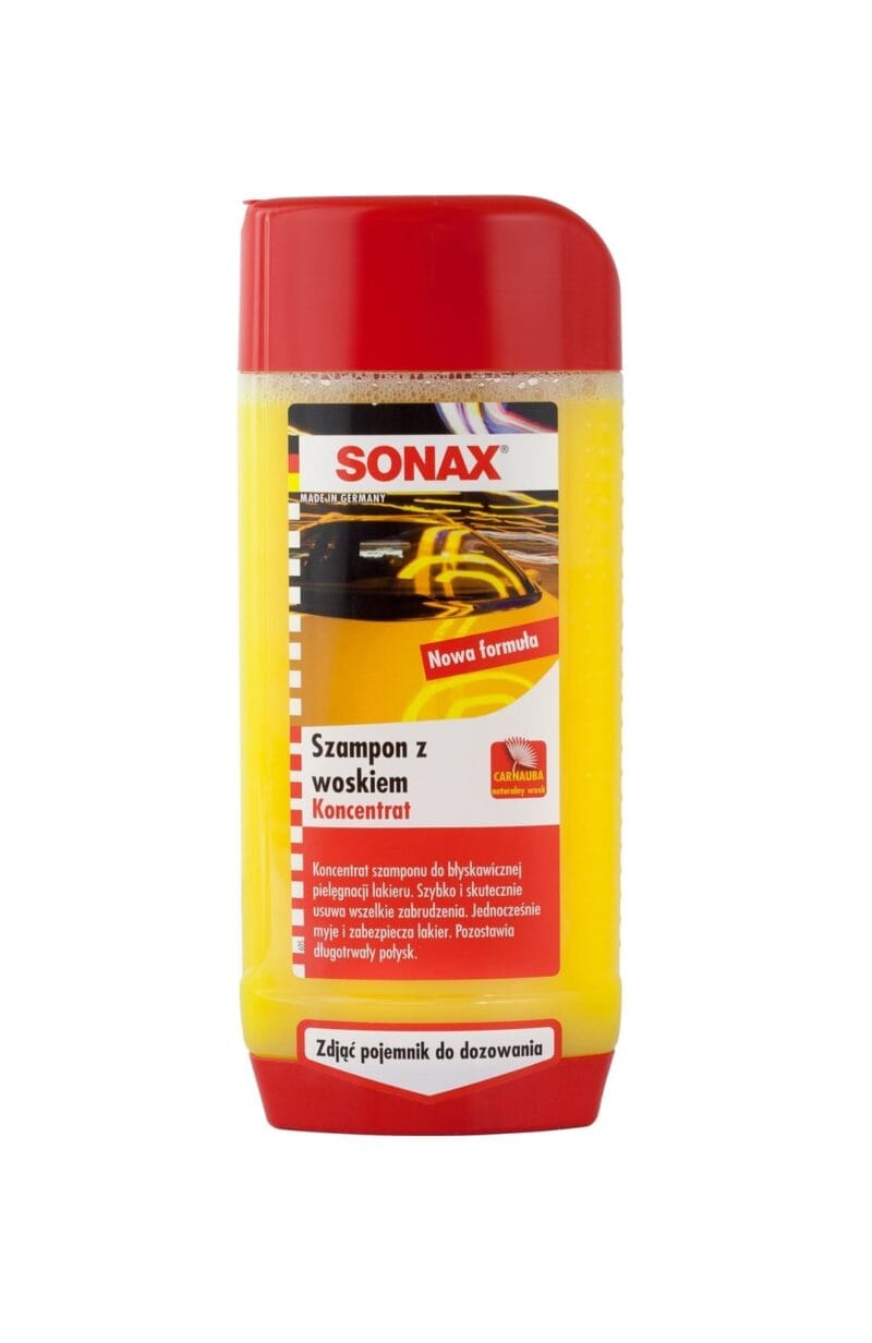 Szampon z woskiem – Koncentrat – 500 ml – SONAX