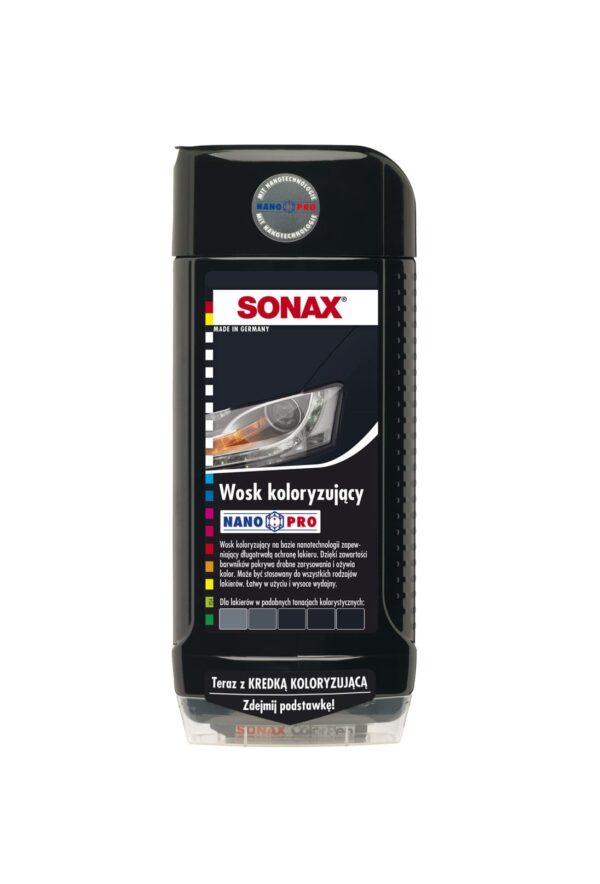 Wosk koloryzujący Polish&Wax Color Nano Pro 500 ml + KREDKA - SONAX 1