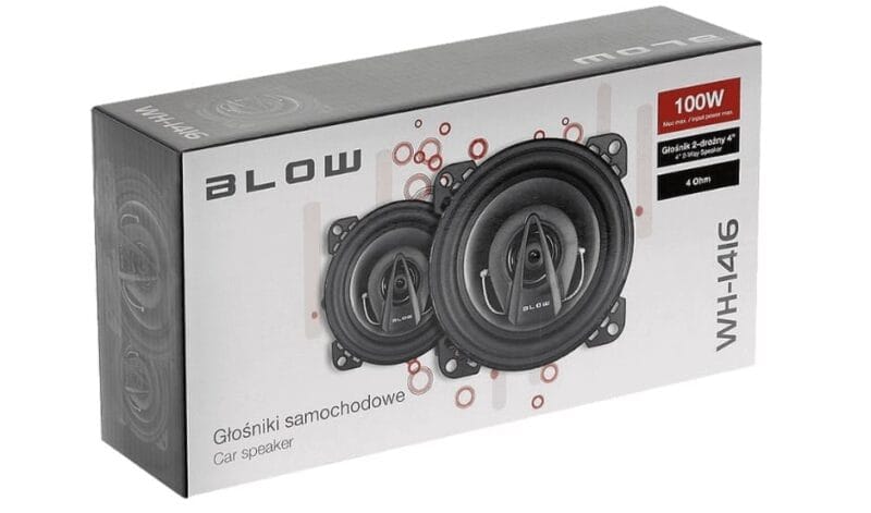Głośniki samochodowe 100W – WH-1416 – 4″ 2-drożne – BLOW