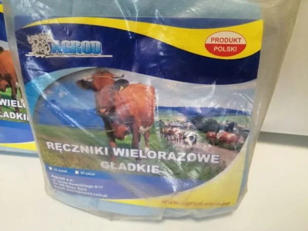 Ręczniki wielorazowe gładkie - 20szt - Agrod