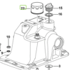 Filtr hydrauliki - 0.9104.153.3/20 - odpowietrznik hydrauliki skrzyni biegów - SDF