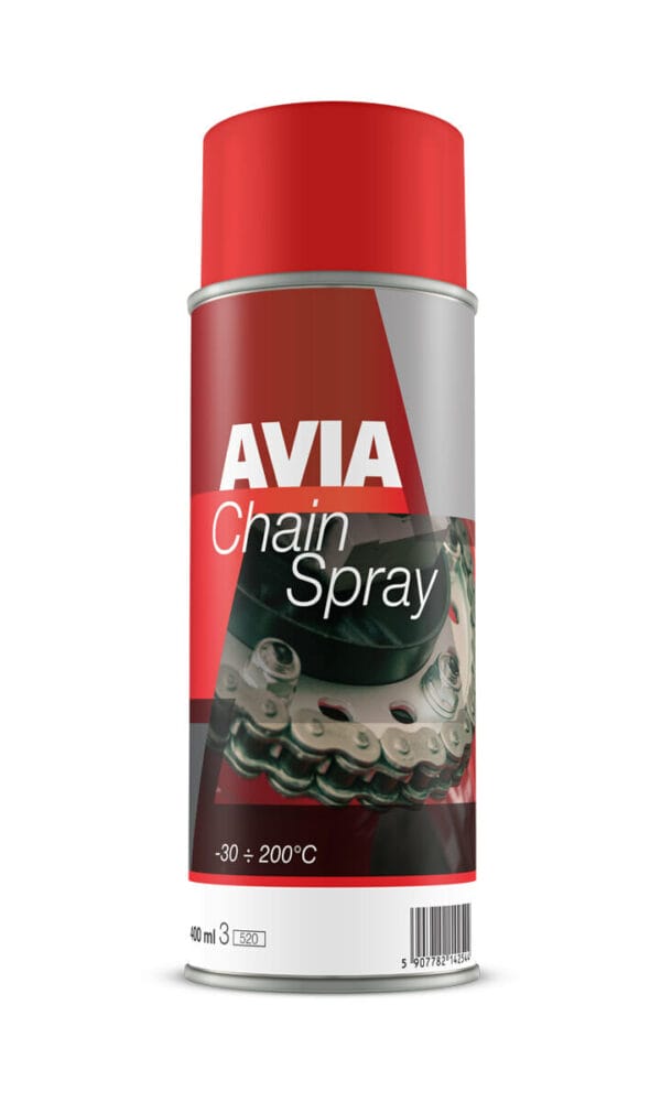 Smar do łańcuchów - Smar syntetyczny - wodoodporny - Chain Spray - 400ML - AVIA 16