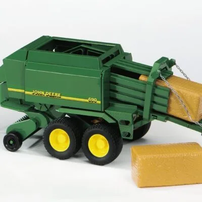 Zabawka prasa - Prasa do słomy John Deere - 02017 - BRUDER