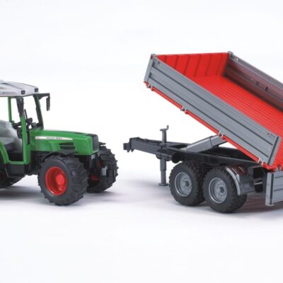 Traktor Fendt 209 S z przyczepą wywrotką - ZESTAW - 02104 - BRUDER