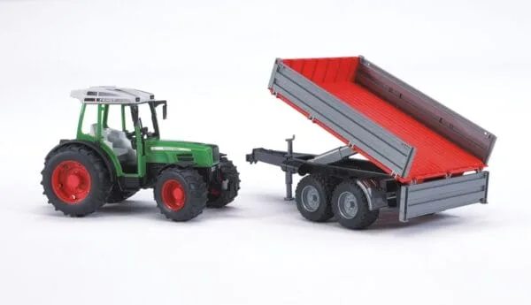 Traktor Fendt 209 S z przyczepą wywrotką - ZESTAW - 02104 - BRUDER