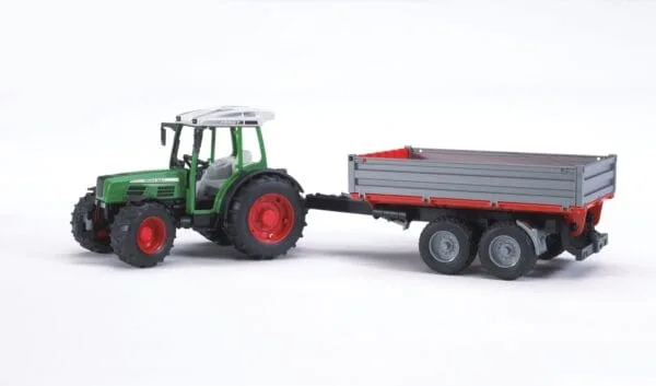 Traktor Fendt 209 S z przyczepą wywrotką - ZESTAW - 02104 - BRUDER