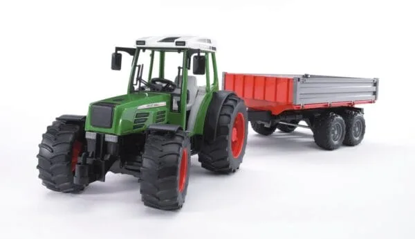Traktor Fendt 209 S z przyczepą wywrotką - ZESTAW - 02104 - BRUDER