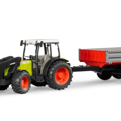 Traktor Claas Nectis 267F z ładowarką i przyczepą 02112 - ZESTAW - BRUDER