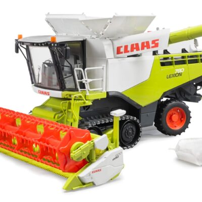 Kombajn zbożowy na gąsienicach - kombajn Claas Lexion 780 Terra Trac - 02119 - BRUDER