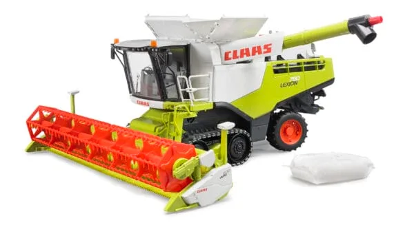 Kombajn zbożowy na gąsienicach - kombajn Claas Lexion 780 Terra Trac - 02119 - BRUDER