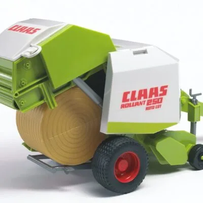 Zabawka prasa - Prasa zwijająca do słomy Claas Rollant 250 - 02121 - BRUDER