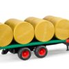 Przyczepa do transportu siana + 8 bel - 02220 - BRUDER