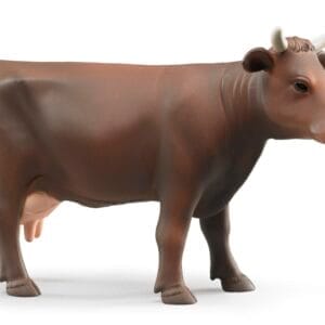 Figurka krowy brązowej w trzech pozach - 02308 - BRUDER