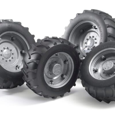 Koła bliźniacze 02000 - srebrne - 02316 - BRUDER