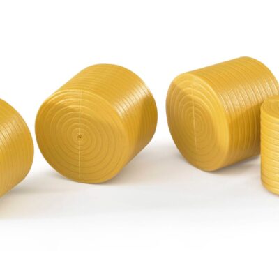 Sprasowane bele siana (żółte) - 02344 - BRUDER