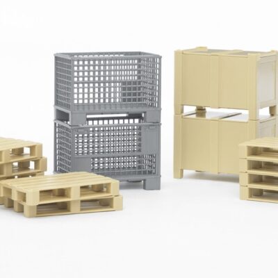 Akcesoria magazynowe - europalety - skrzynie - 02415 - BRUDER