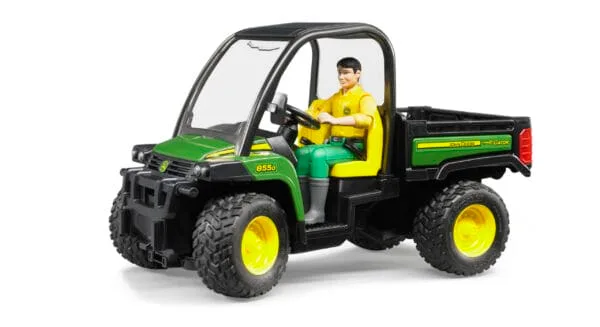 Quad z wywrotką - Buggy John Deere Gator 855D z kierowcą - 02490 - BRUDER