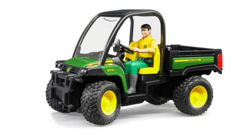 Quad z wywrotką – Buggy John Deere Gator 855D z kierowcą – 02490 – BRUDER