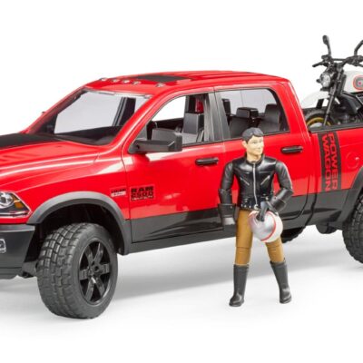 Auto Dodge RAM 2500 Power Wagon z motocyklem DUCATI - ZESTAW - 02502 - BRUDER