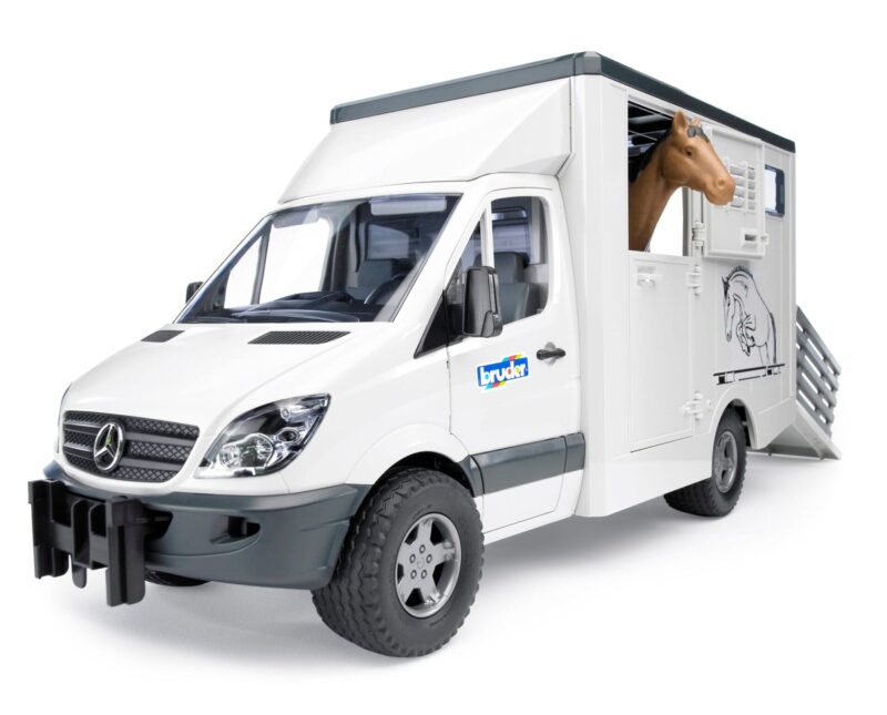 Samochód dostawczy do przewozu koni Mercedes Sprinter – Koniowóz – 02533 – BRUDER