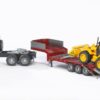 Ciężarówka MACK z naczepą i koparko-ładowarką JCB - ZESTAW - 02813 - BRUDER