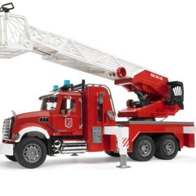 Wóz strażacki - Straż pożarna MACK Granite z pompą wodną - 02821 - BRUDER