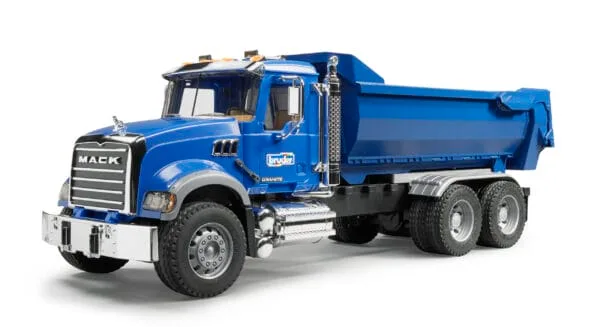 Wywrotka MACK Granite LKW niebieska - 02823 - BRUDER