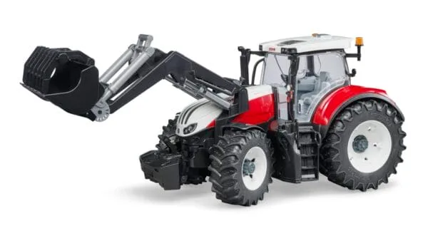 Traktor Steyr 6300 Terrus CVT z ładowarką czołową - 03181 - BRUDER