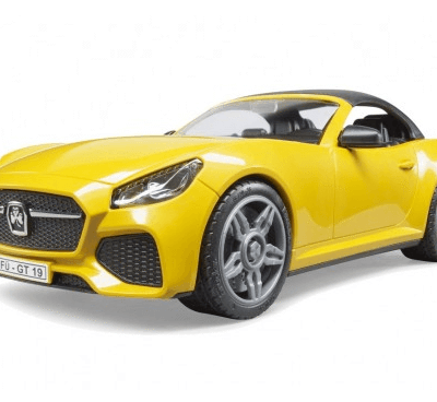 Auto Roadster żółte z wyjmowanym dachem - 03480 - BRUDER
