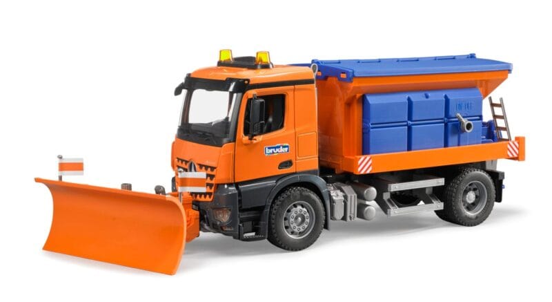 Pług do odśnieżania – Pługo-solarka Mercedes Benz Arocs – 03685 – BRUDER