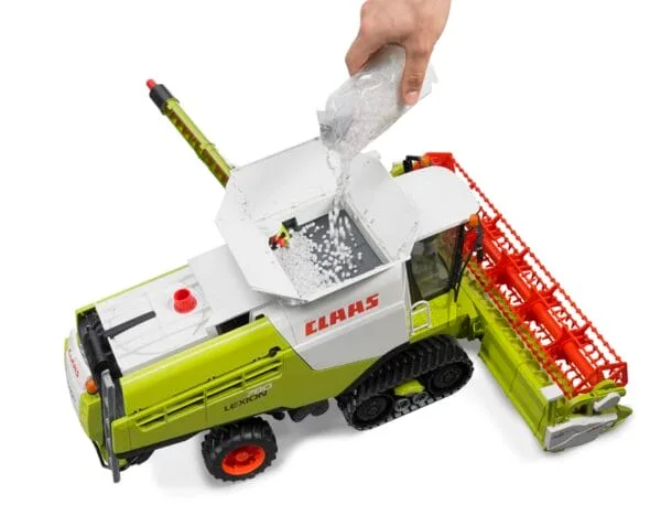 Kombajn zbożowy na gąsienicach - kombajn Claas Lexion 780 Terra Trac - 02119 - BRUDER