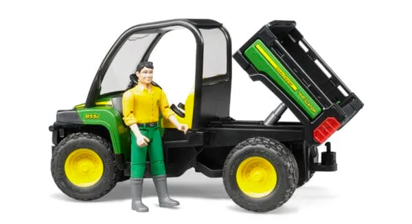 Quad z wywrotką - Buggy John Deere Gator 855D z kierowcą - 02490 - BRUDER