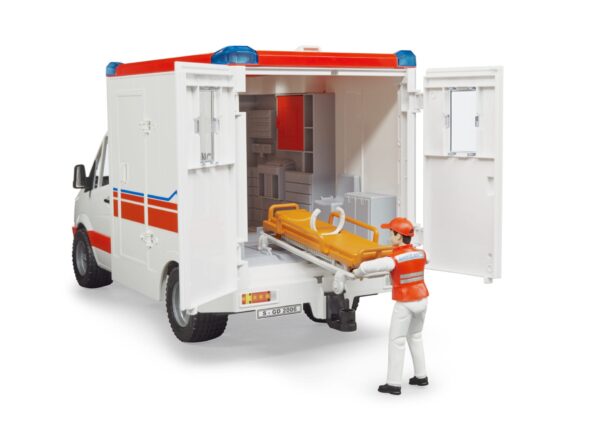 Ambulans-Karetka z figurką ratownika medycznego Mercedes Sprinter - 02536 - BRUDER 4