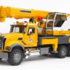 Dźwig budowlany MACK Granite z dźwigiem Liebherr - 02818 - BRUDER