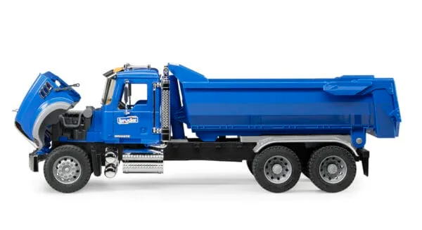 Wywrotka MACK Granite LKW niebieska - 02823 - BRUDER