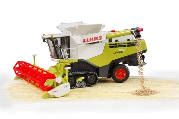 Kombajn zbożowy na gąsienicach - kombajn Claas Lexion 780 Terra Trac - 02119 - BRUDER