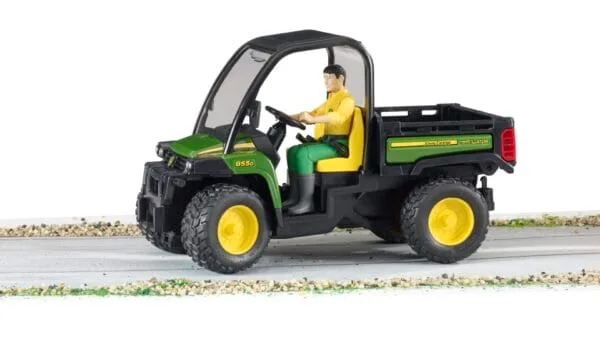 Quad z wywrotką - Buggy John Deere Gator 855D z kierowcą - 02490 - BRUDER