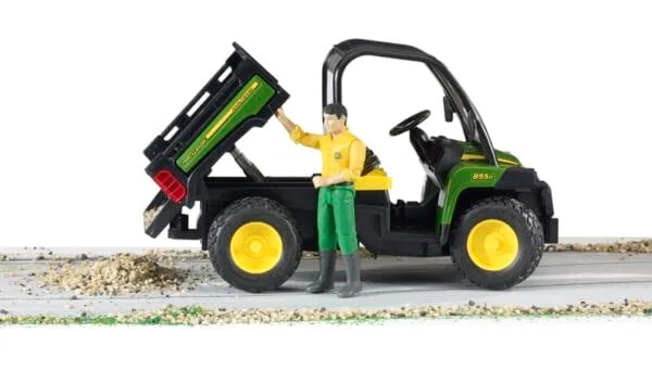 Quad z wywrotką - Buggy John Deere Gator 855D z kierowcą - 02490 - BRUDER