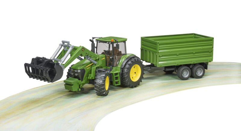 Traktor John Deere 7930 z ładowarką i przyczepą 2-osiową – ZESTAW – 03055 – BRUDER