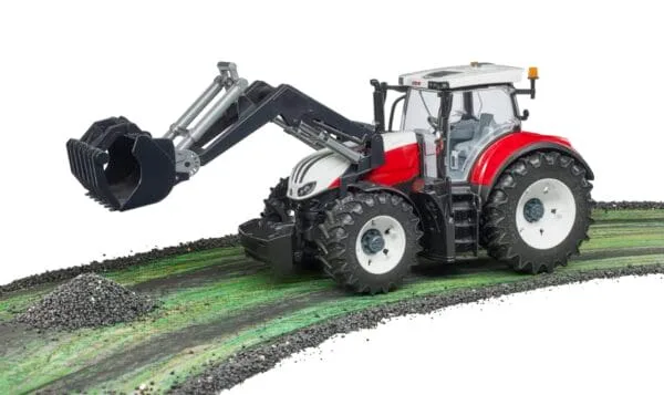 Traktor Steyr 6300 Terrus CVT z ładowarką czołową - 03181 - BRUDER