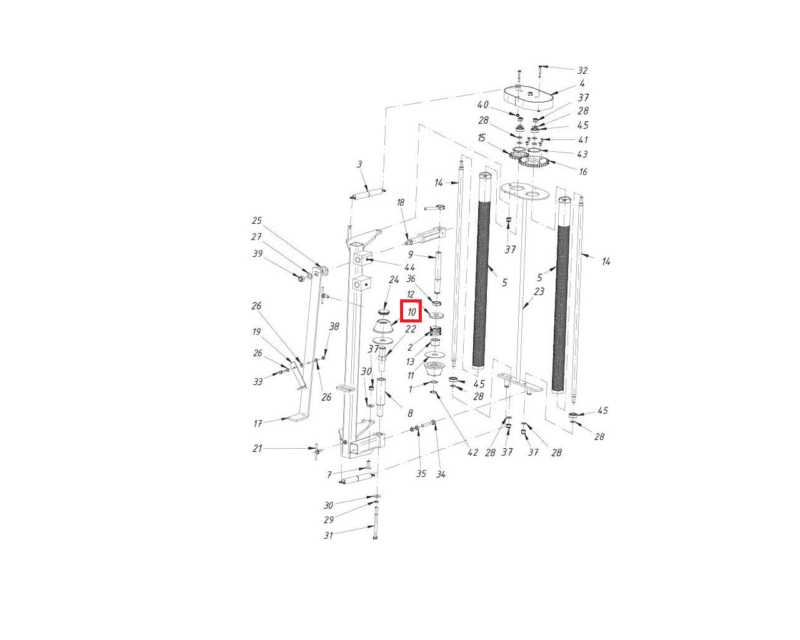 ROLKA OWIJARKI – Aparat Folii – 5281-080-312.00 – SIPMA