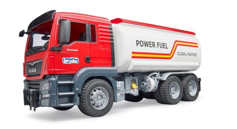 Ciężarówka MAN TGS – Cysterna Petrol Max – 03775 – BRUDER