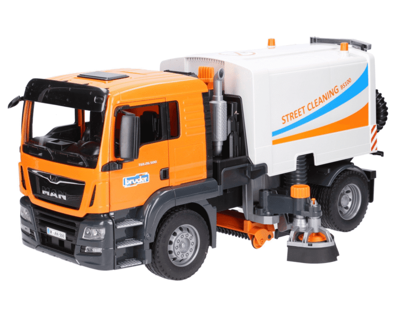 Zabawka – Zamiatarka uliczna – MAN TGS LKW – 03780 – BRUDER